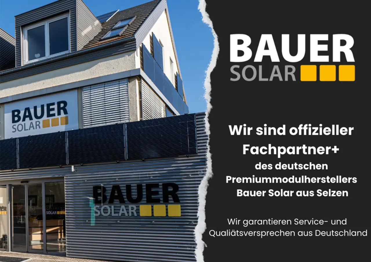 BAUER Solar: Exklusive Vorteile durch unsere Fachpartnerschaft+ für dich