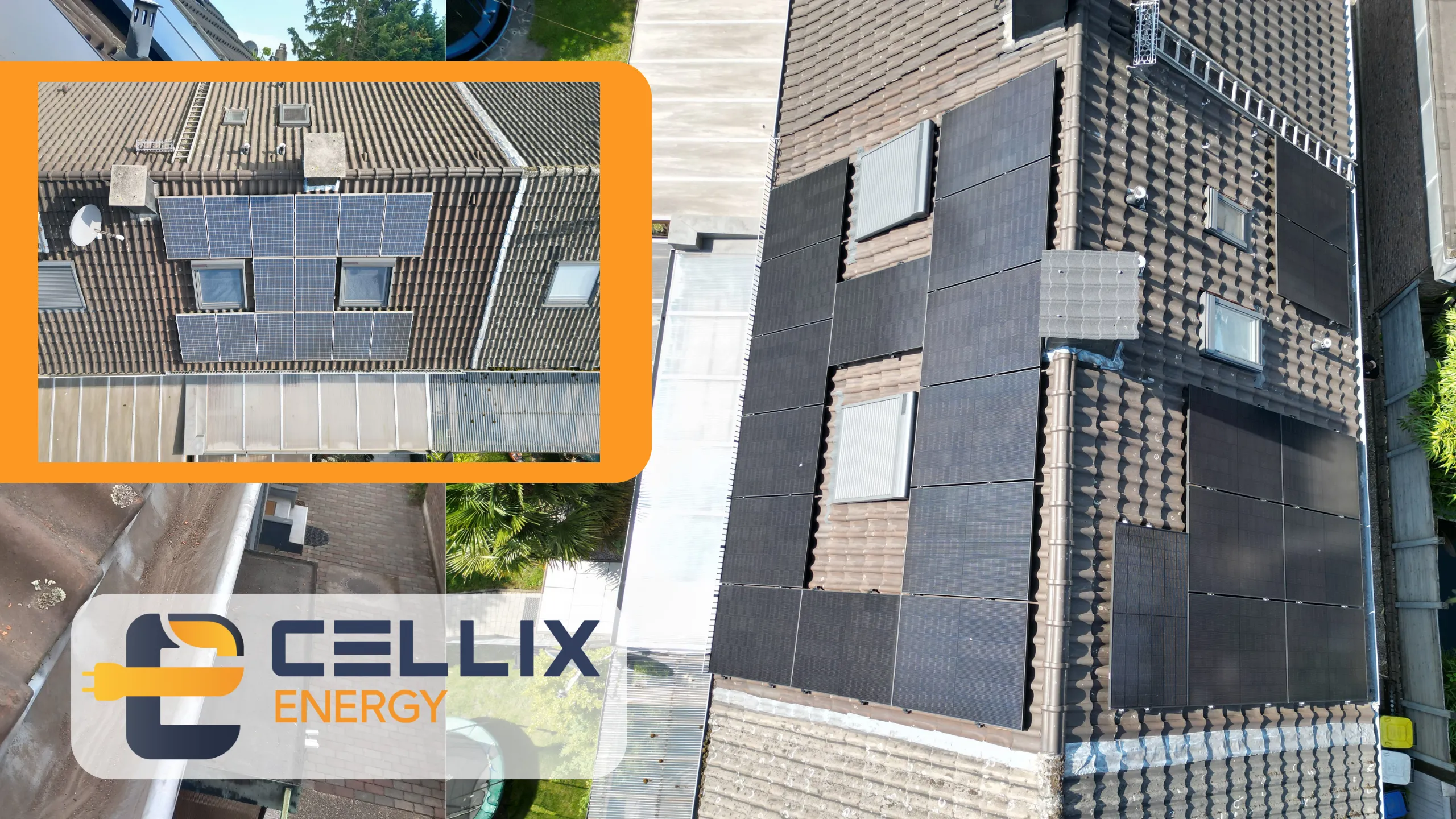 Dortmund: 22 Module à 450 W – Gesamtleistung: 9,9 kWp. Wir haben die alte PV-Anlage demontiert und durch eine neue, leistungsstärkere ersetzt.