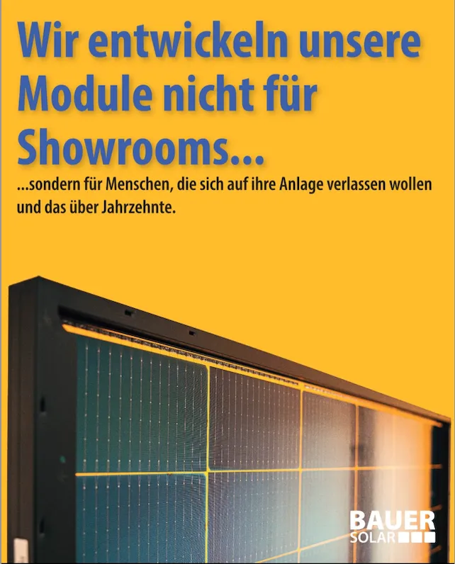 Transparenz, Verantwortung und Qualität ihrer Solar Module – BAUER ...