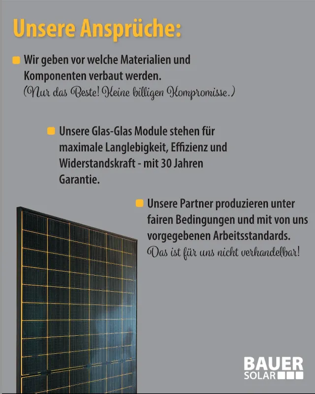 Transparenz, Verantwortung und Qualität ihrer Solar Module – BAUER ...