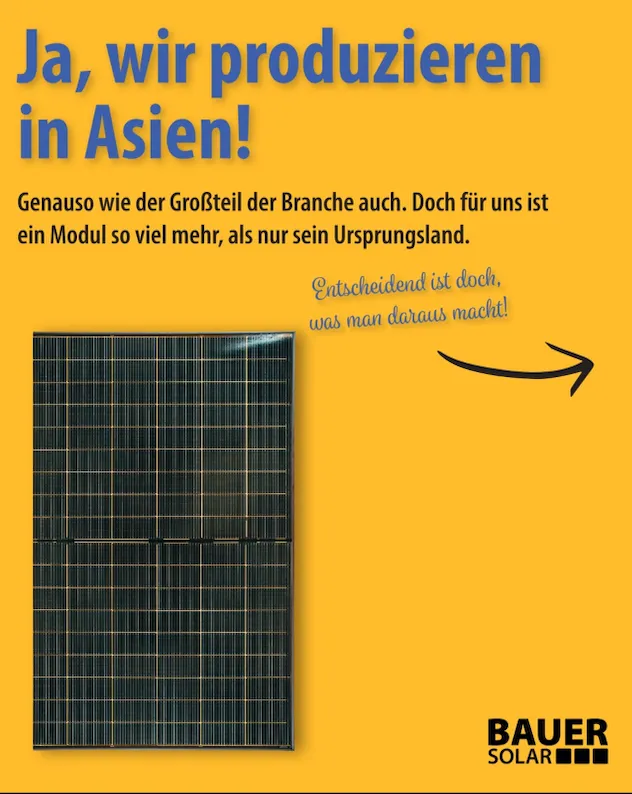 Transparenz, Verantwortung und Qualität ihrer Solar Module – BAUER ...