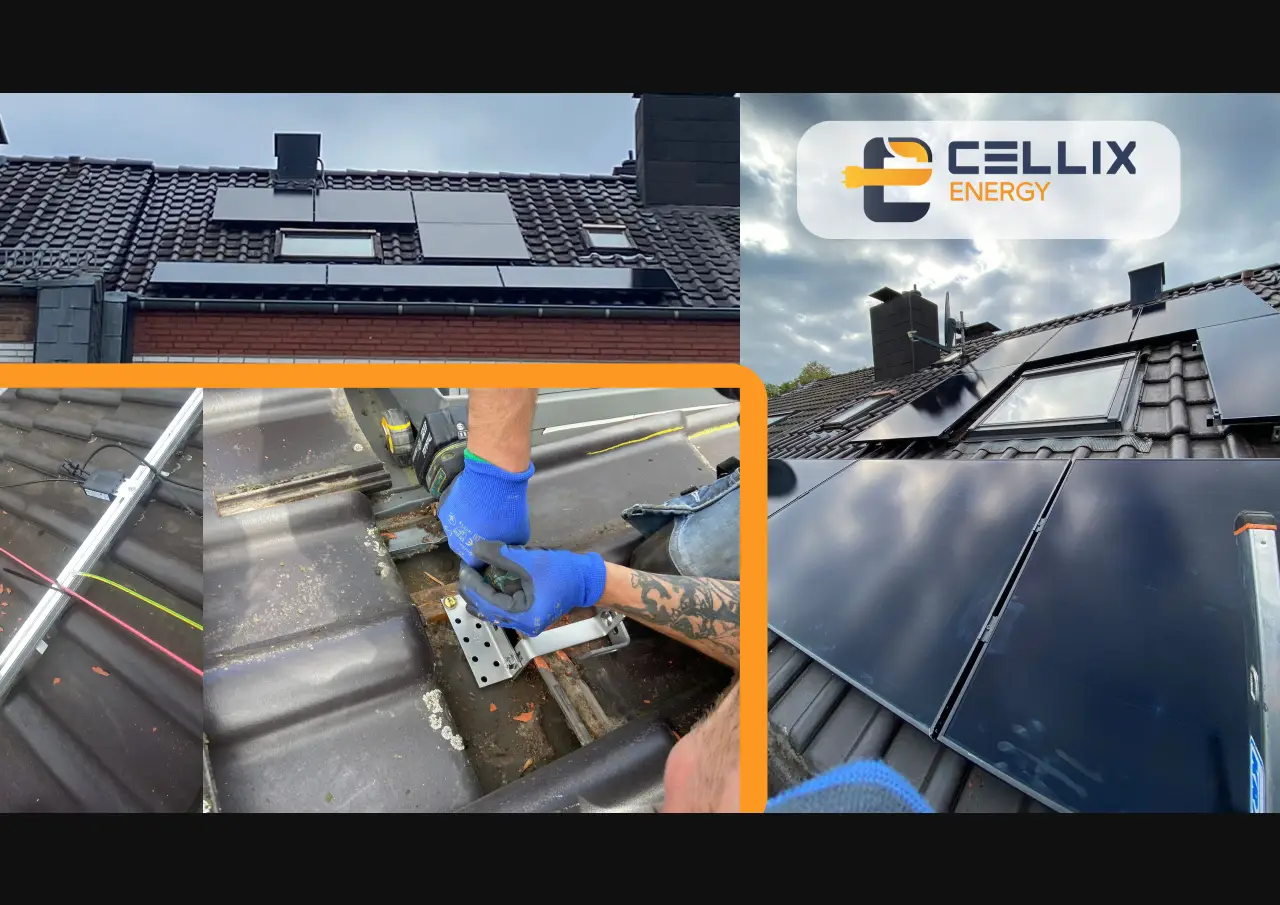 Bochum: 15 Aiko Solar Module à 475 W mit Südost-Nordwest-Ausrichtung + 7,13 kWp Leistung