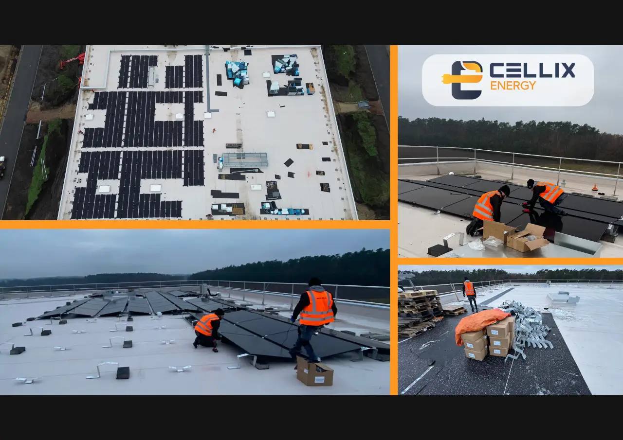 Gallin: 510,3 kWp – Großprojekt in Gallin (Teil 1) Maximale Nutzung jeder Fläche: 1134 JA Solarmodule mit je 450 W und 5 Wechselrichter von SMA Solar