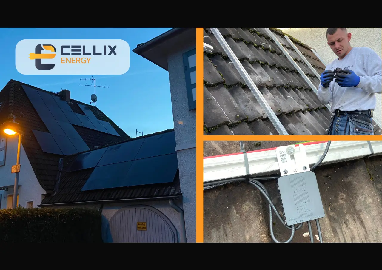 Duisburg: 25 Module a 475W – mit 11,88 kWp + Wechselrichter und Batterie von Goodwe und Leistungsoptimierer von BRC