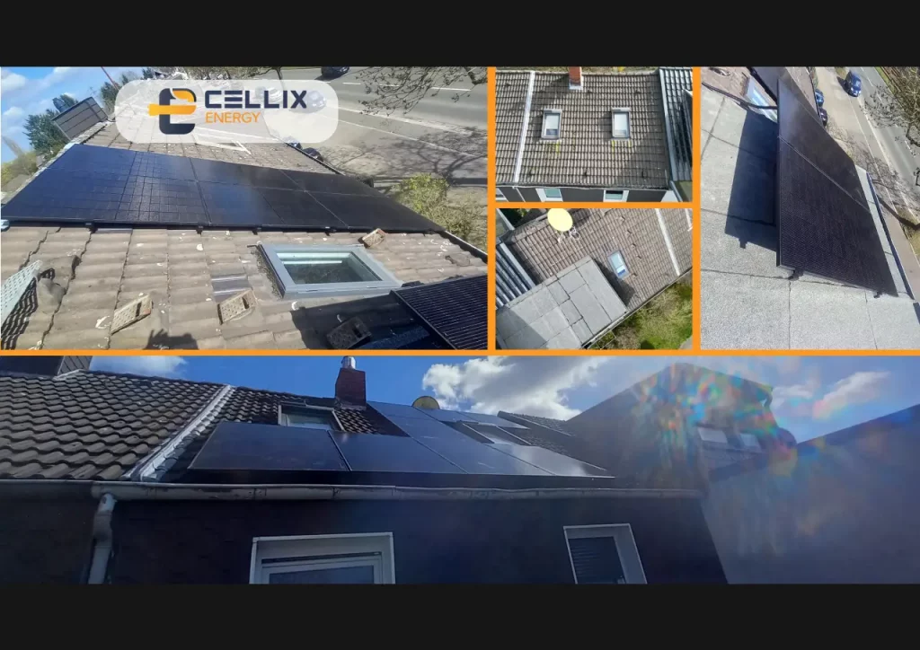 Essen: 16 JA Module a 450W (7,2 kWp) auf einer Ost-West-Ausrichtung. - Featured