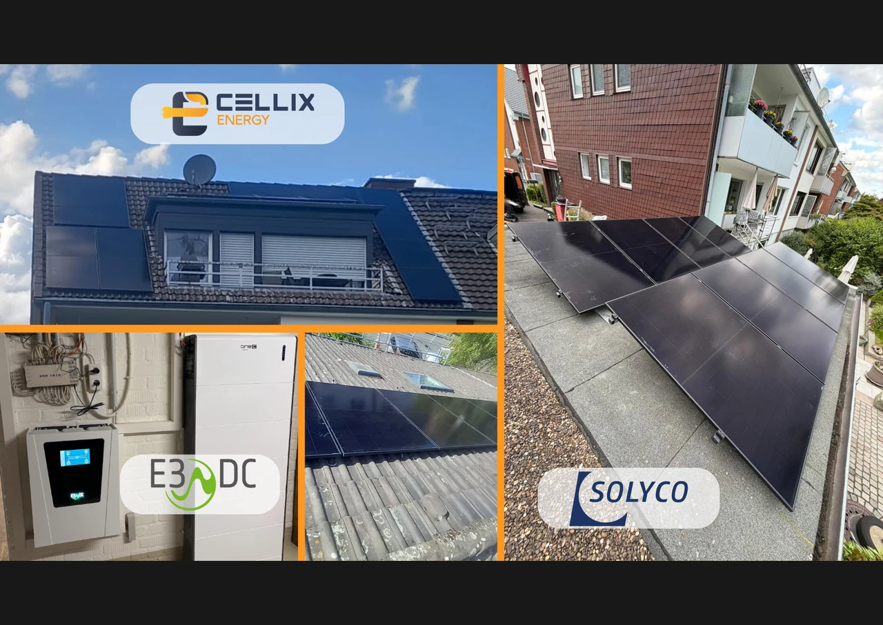 Düsseldorf: E3/DC 15kWh Batterie und 33 Soylco Module und 3 Strings. - Featured