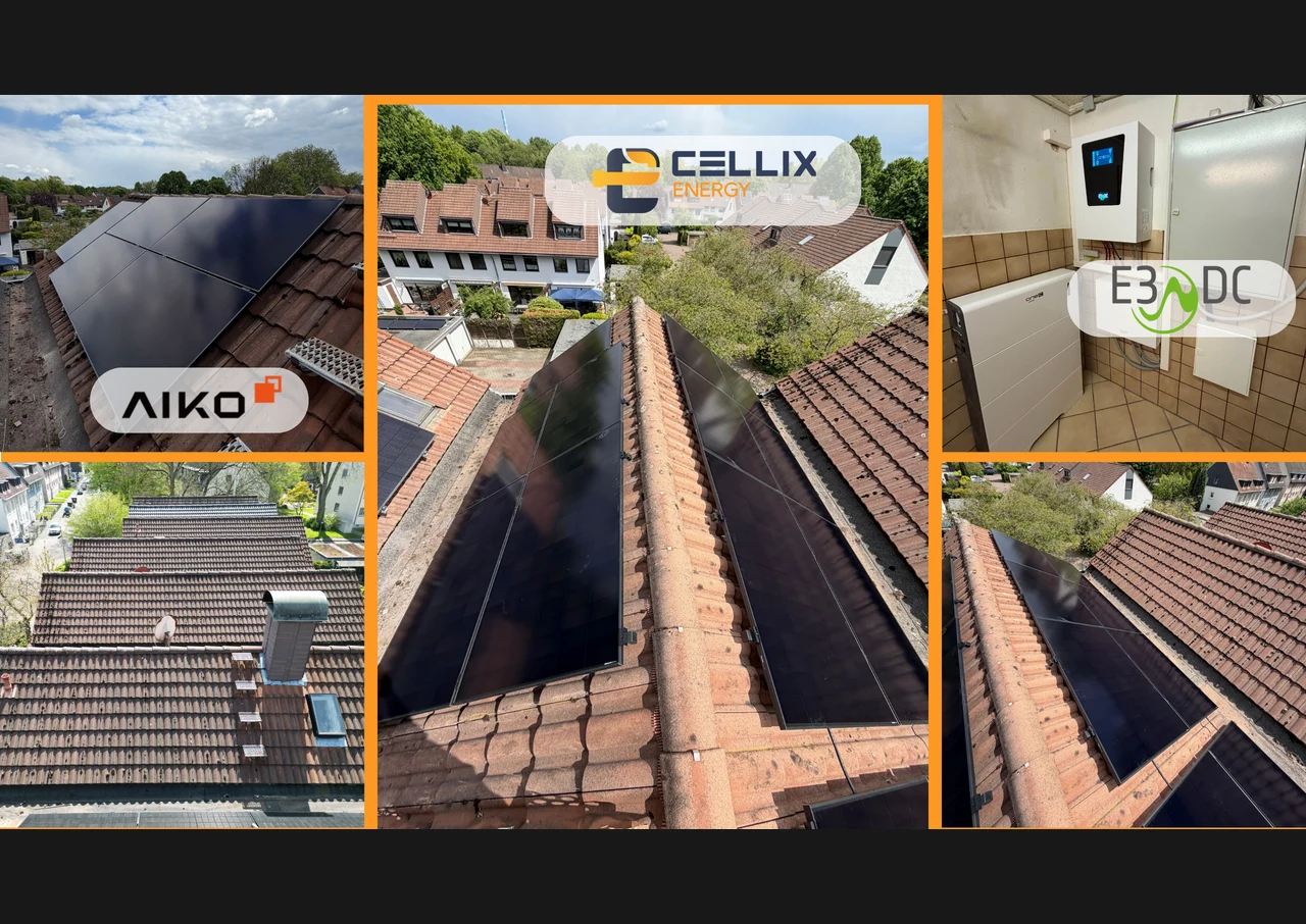 Essen: Aiko Solar und E3/DC - 9,4 kWp Gesamtnennleistung in bester Kombination - Featured