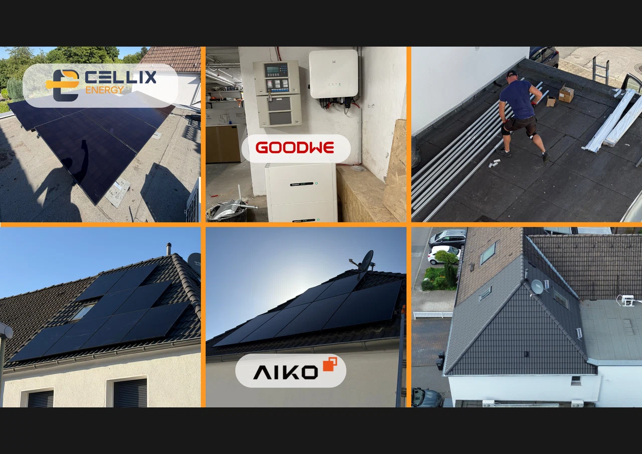 Essen: 22 Aiko Module (10,45 kWp) treiben die Stromrechnung bei hohem Verbrauch drastisch nach unten - Featured